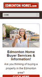 Mobile Screenshot of edmontonhomes.com